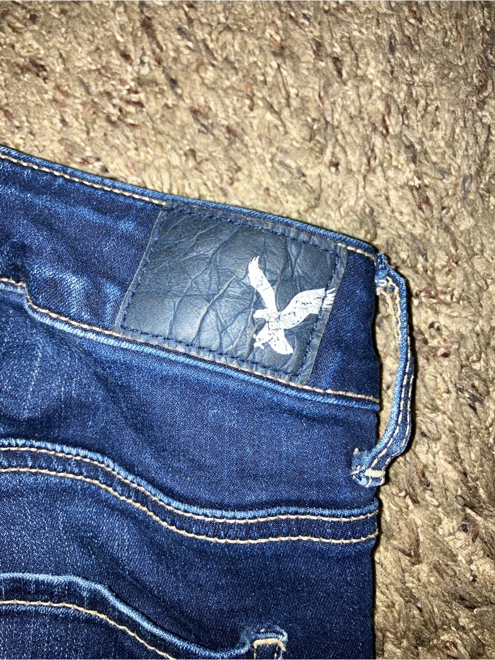 American eagle Dark Wash Women's Jeans - Classic Stretch Denim - Picture 3 of 7
